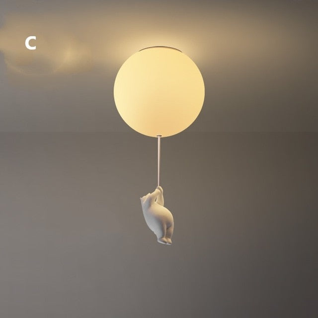 BalloonBear | Fun LED Ceiling Lamp for Kids’ Rooms with Playful Design 12