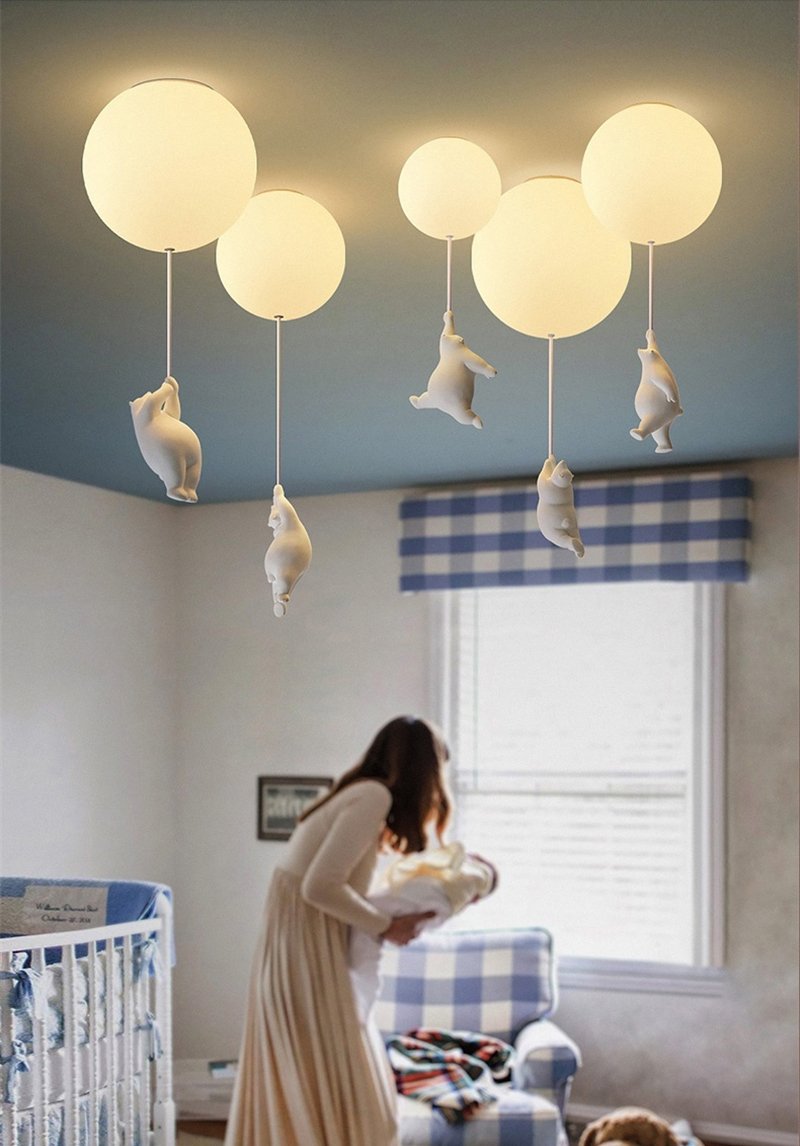 BalloonBear | Fun LED Ceiling Lamp for Kids’ Rooms with Playful Design 3