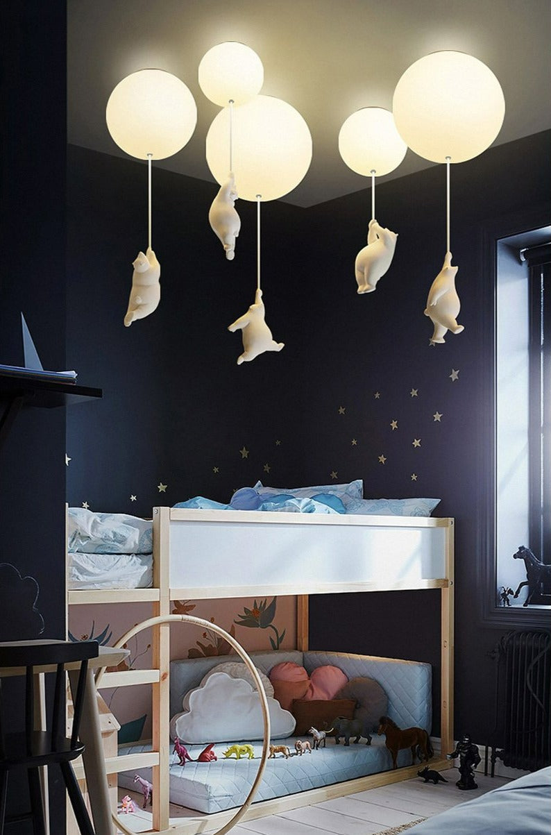 BalloonBear | Fun LED Ceiling Lamp for Kids’ Rooms with Playful Design 4