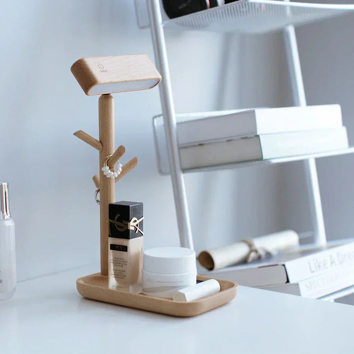 BambooGlow | Adjustable Dimmable Table Lamp with Built-In Storage Compartment 3