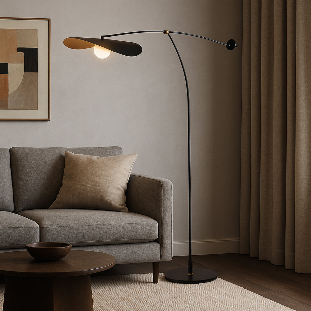 BambooGlow | Modern Elegant Japandi Floor Lamp for Living Room 0