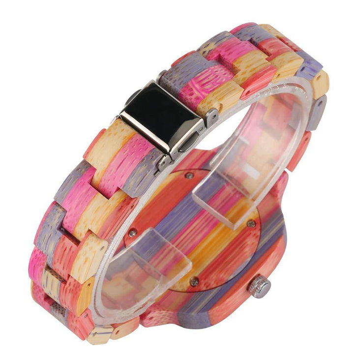 BambooGlow | Vibrant Eco-Friendly Quartz Bracelet Watch 1