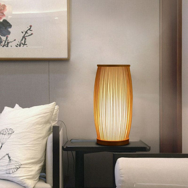 BambooLuxe – Elegant Bamboo Table Lamp & Night Light 0