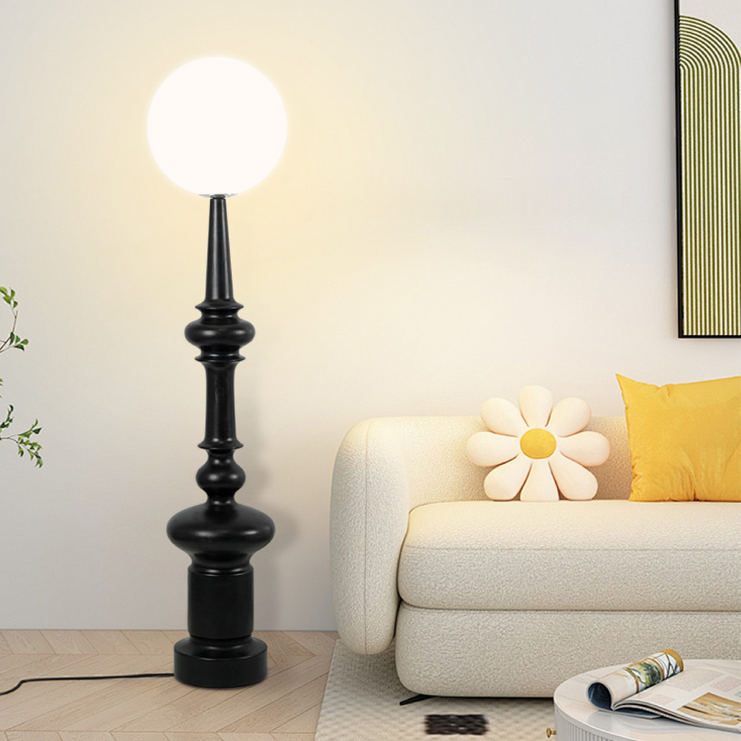 BauhausSphere | Modern Elegant Black Floor Lamp for Living Room Decor 0