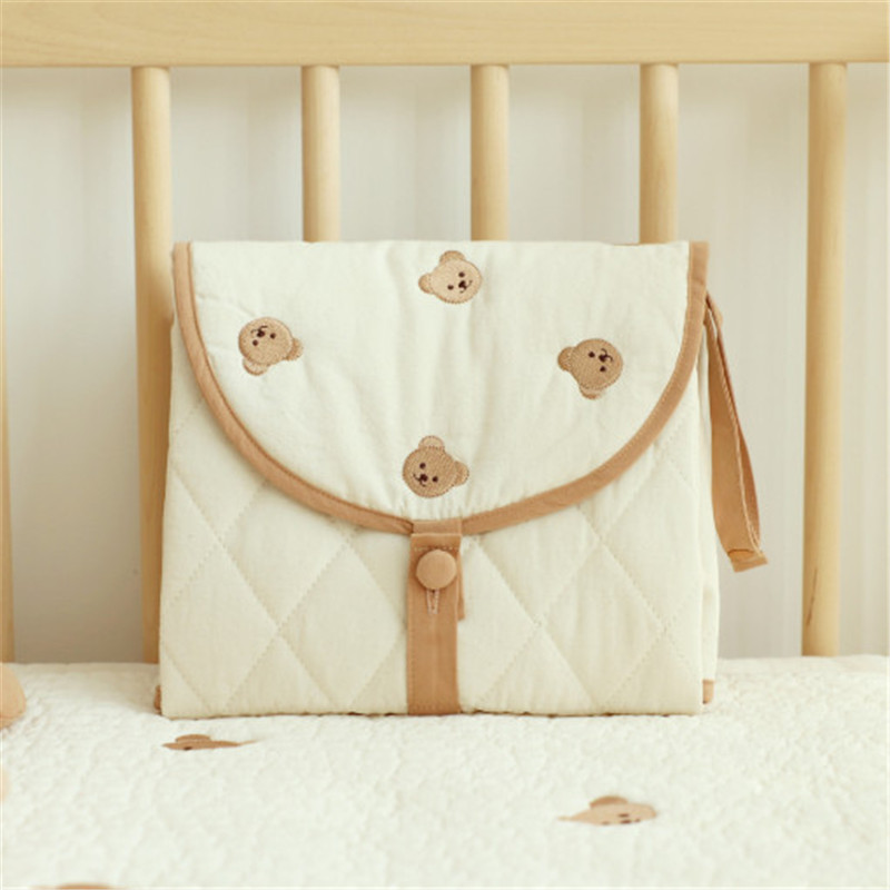 BearFold™ – Foldable Baby Changing Mat – Practical Bear Motif Underlay 3