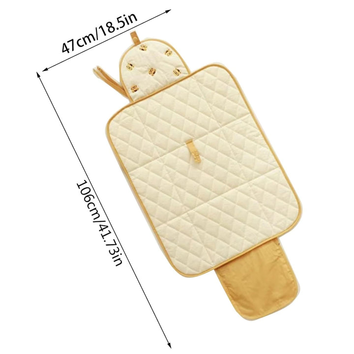 BearFold™ – Foldable Baby Changing Mat – Practical Bear Motif Underlay 8