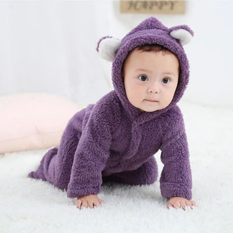 BearHug Onesie™ – Soft baby onesie with ears 1