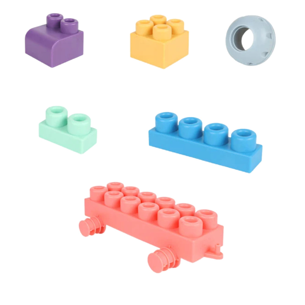 BendiBlocks – Soft stackable building blocks with fun shapes for safe creative play 1