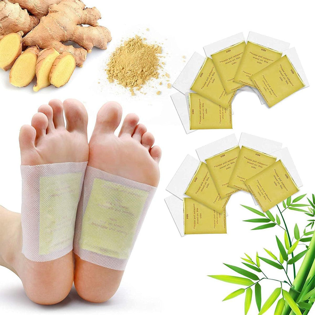 Best Detox Foot Pads UK - 100PCS Body Toxins Feet Slimming Cleansing 5