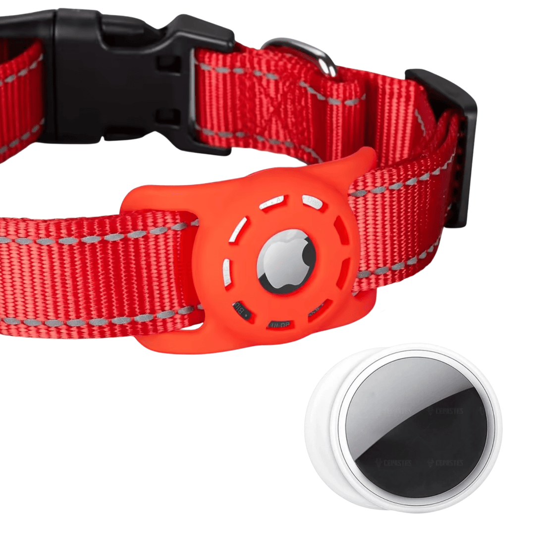 Bluetooth GPS Pet Tracker with Reflective Dog Tracking Collar – Smart Anti-Loss Device for Dogs and Cats 1