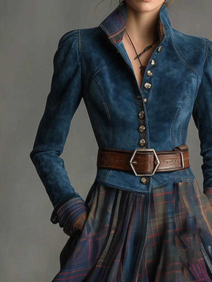 Bohemian Elegance | Women's Dress with Fitted Bodice & Flowing Skirt – Perfect for Wedding Guests and Formal Events 1