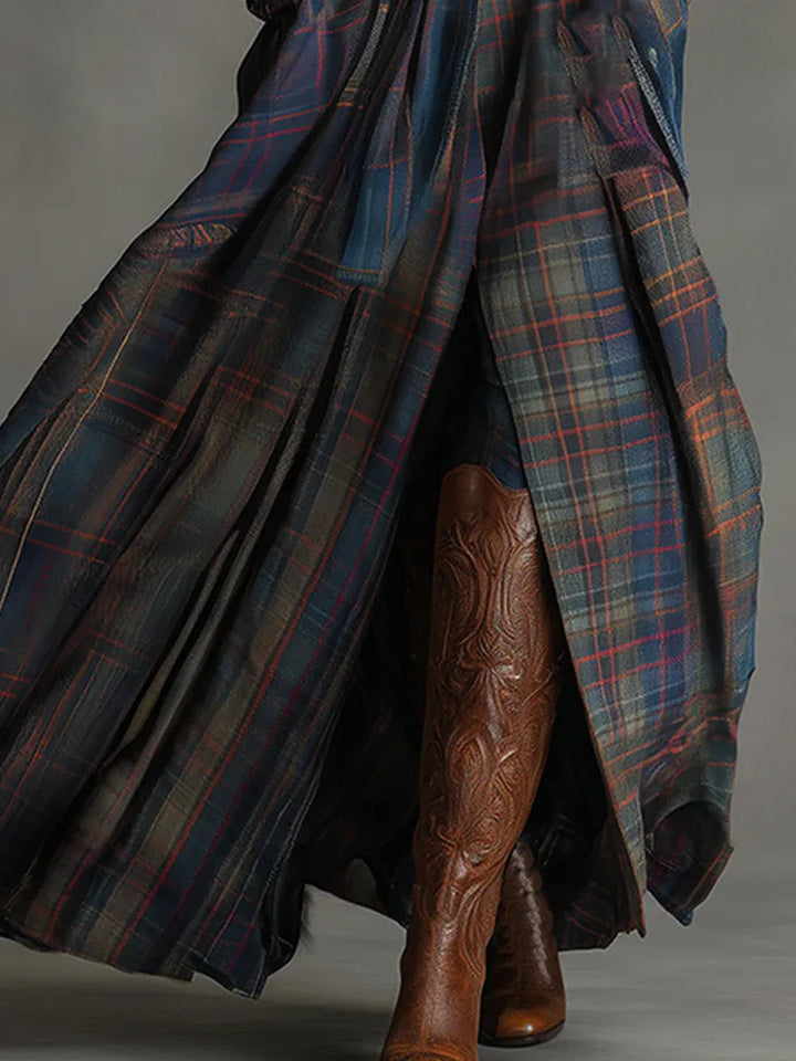 Bohemian Elegance | Women's Dress with Fitted Bodice & Flowing Skirt – Perfect for Wedding Guests and Formal Events 2