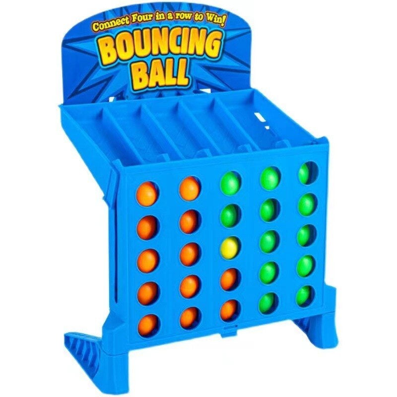 BounceGrid – Ball bouncing grid game with upright slots and launch pad 1