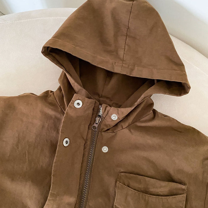 Boys Winter Jacket Cozyshield Cotton Blend Parka with Hood for Kids 0-8 Years 3