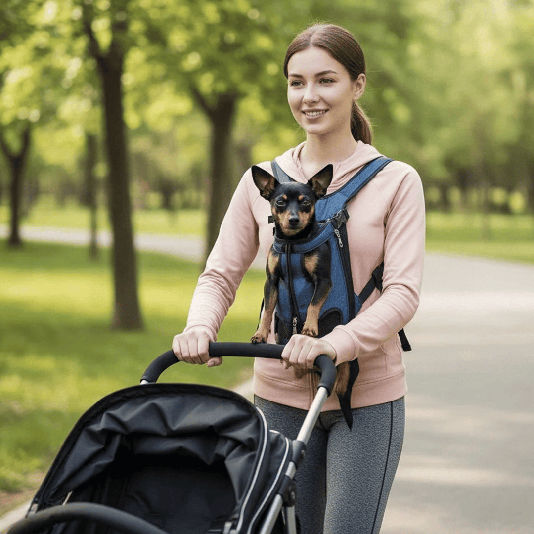 Breathable Pet Carrier Backpack for Dogs and Cats – Ergonomic Design with Safety Features and Ventilated Mesh 4
