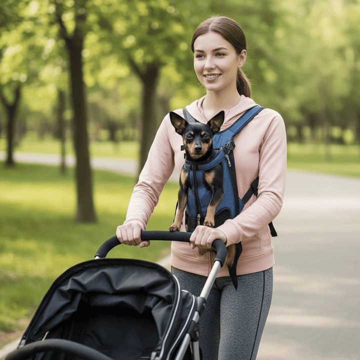 Breathable Pet Carrier Backpack for Dogs and Cats – Ergonomic Design with Safety Features and Ventilated Mesh 4