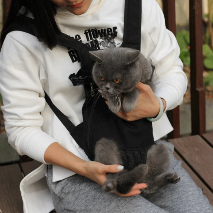 Breathable Pet Carrier Backpack for Dogs and Cats – Ergonomic Design with Safety Features and Ventilated Mesh 5