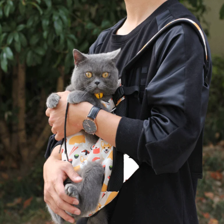 Breathable Pet Carrier Backpack for Dogs and Cats – Ergonomic Design with Safety Features and Ventilated Mesh 7