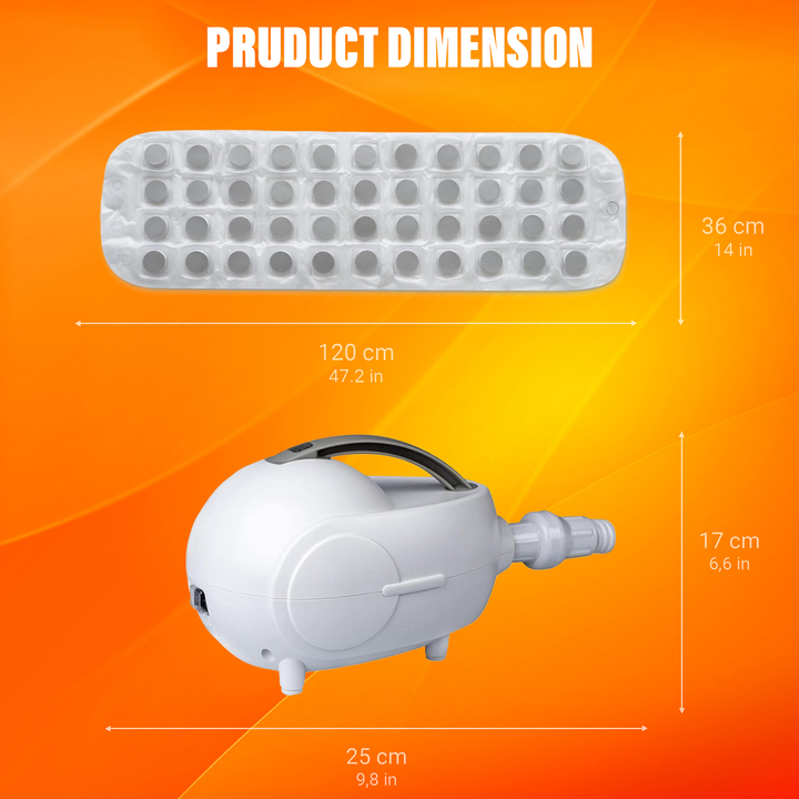 Bubble Bath Spa Mat - Bath Spa With Aroma Dispenser and Remote Control Relax!! 2