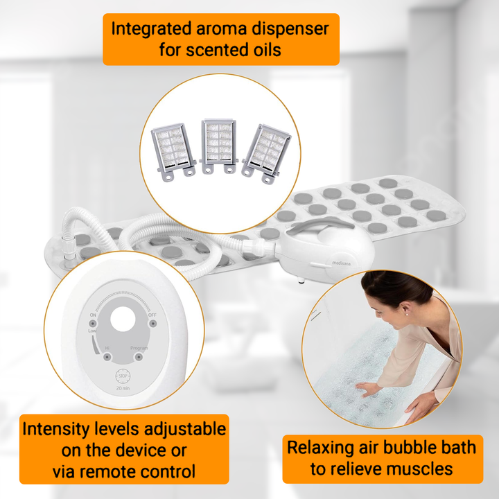 Bubble Bath Spa Mat - Bath Spa With Aroma Dispenser and Remote Control Relax!! 4