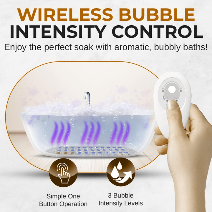 Bubble Bath Spa Mat - Bath Spa With Aroma Dispenser and Remote Control Relax!! 6