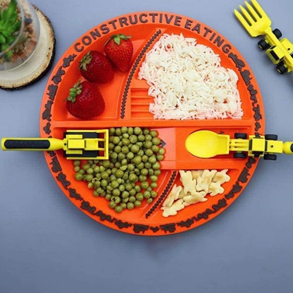 Bulldozer Children's Cutlery Set - ConstructoFork 6