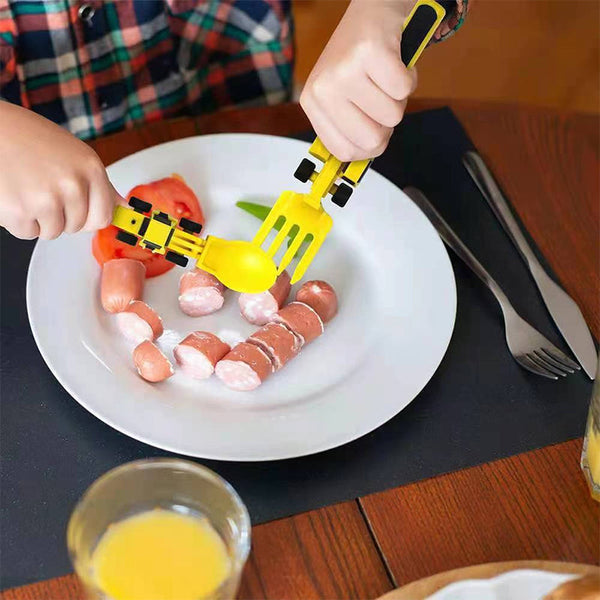 Bulldozer Children's Cutlery Set - ConstructoFork 7