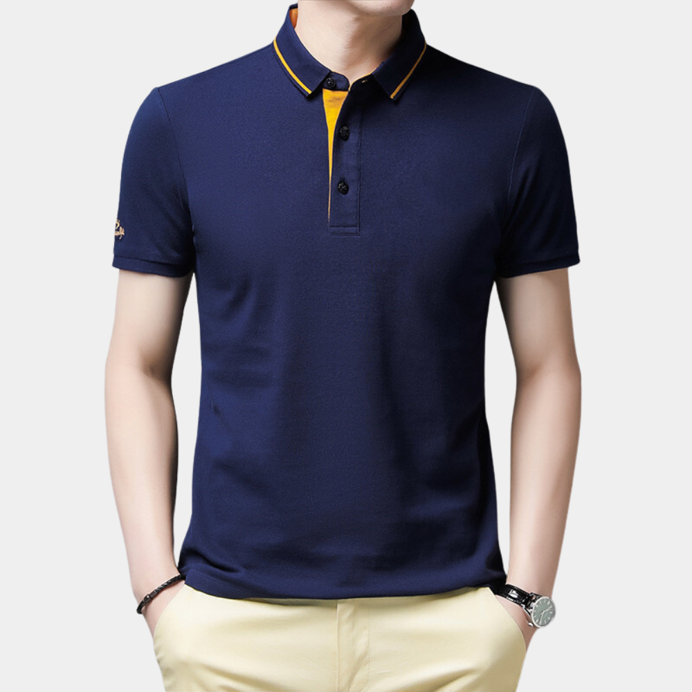 Made Gents | Arie - Heren Polo met korte mouwen | 50% Korting!