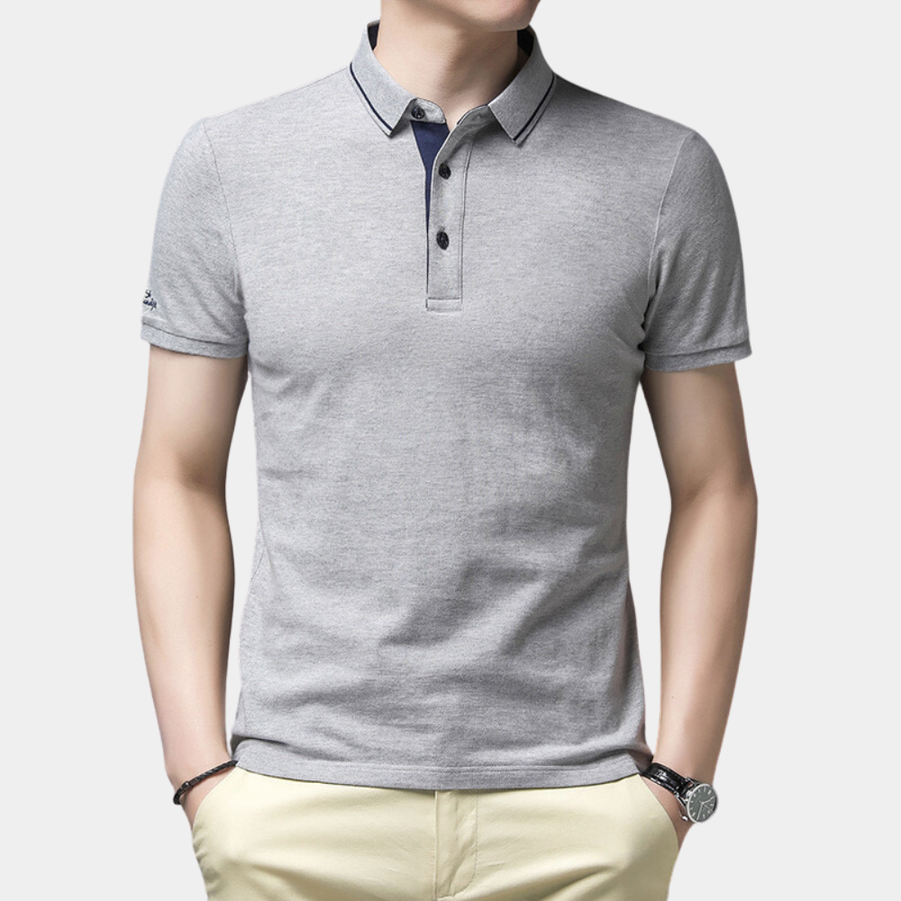 Made Gents | Arie - Heren Polo met korte mouwen | 50% Korting!