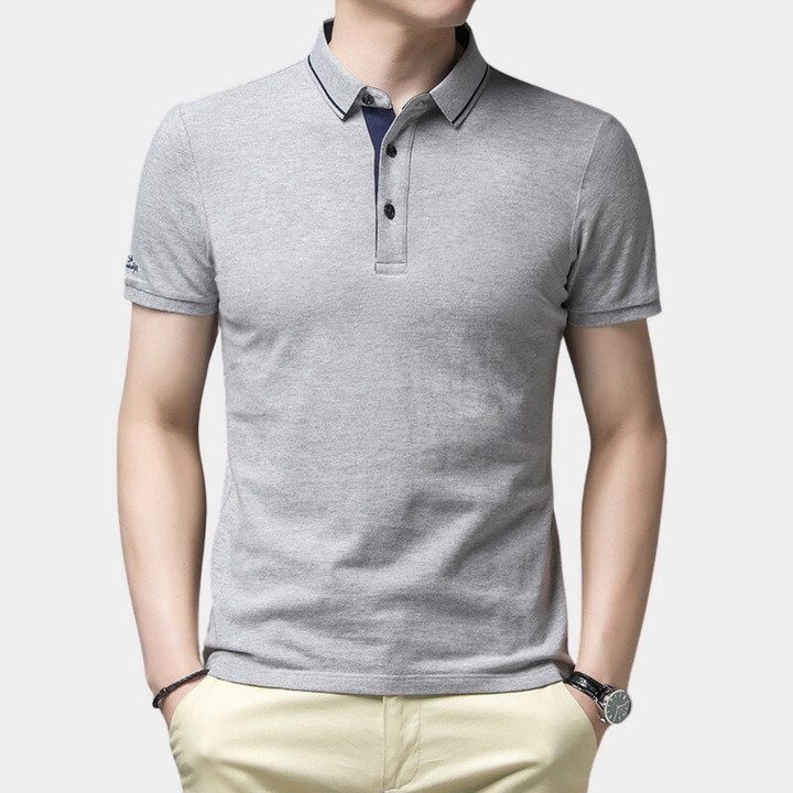 Made Gents | Arie - Heren Polo met korte mouwen | 50% Korting!