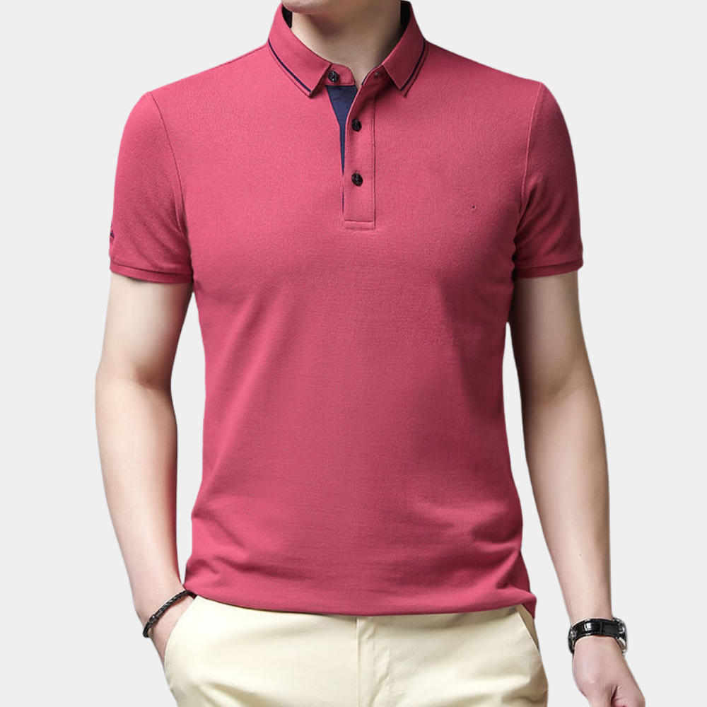 Made Gents | Arie - Heren Polo met korte mouwen | 50% Korting!