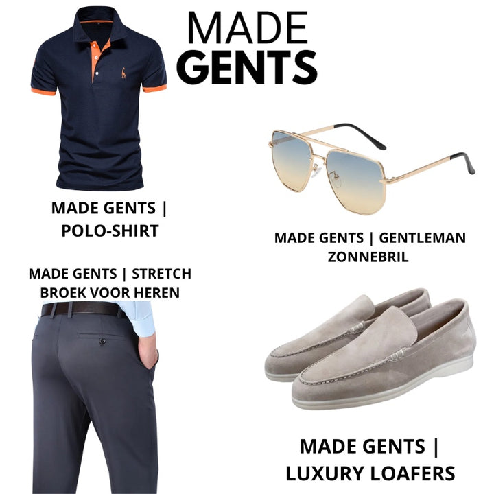 Made Gents |Old Money stijl Zomeroutfit-Set | 50% Korting!