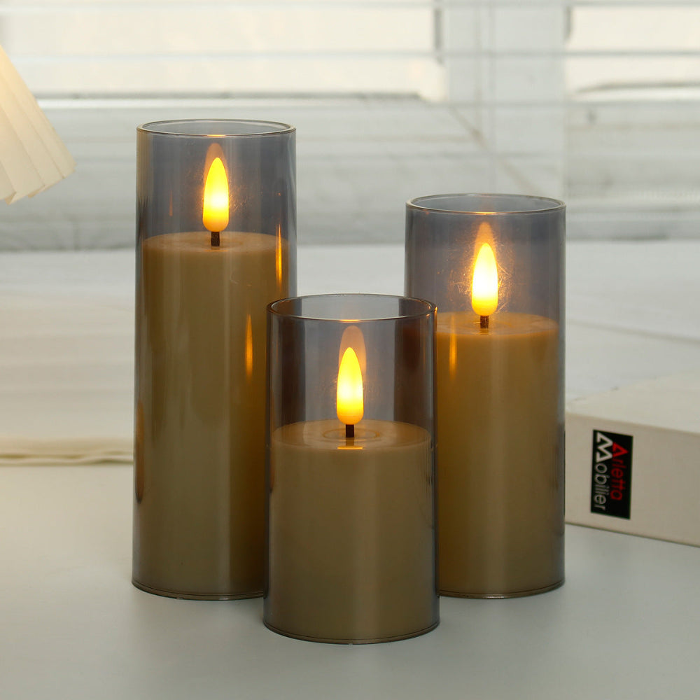 CandleEase | Flameless LED Candle Set with Remote Control for Warm Ambient Lighting 2