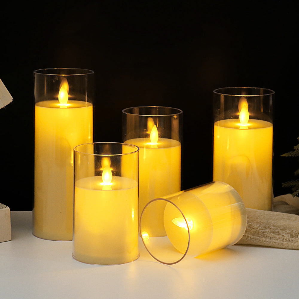 CandleEase | Flameless LED Candle Set with Remote Control for Warm Ambient Lighting 4
