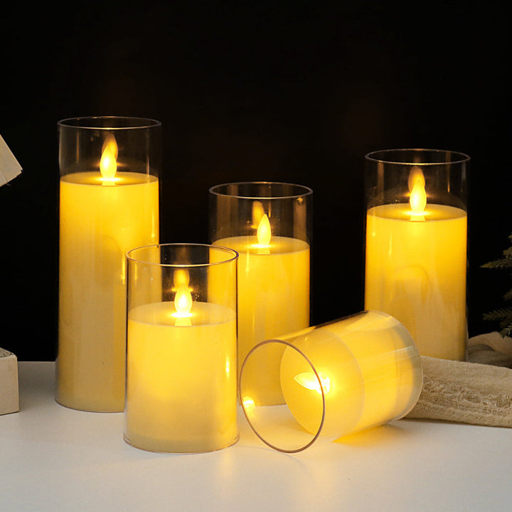 CandleEase | Flameless LED Candle Set with Remote Control for Warm Ambient Lighting 4