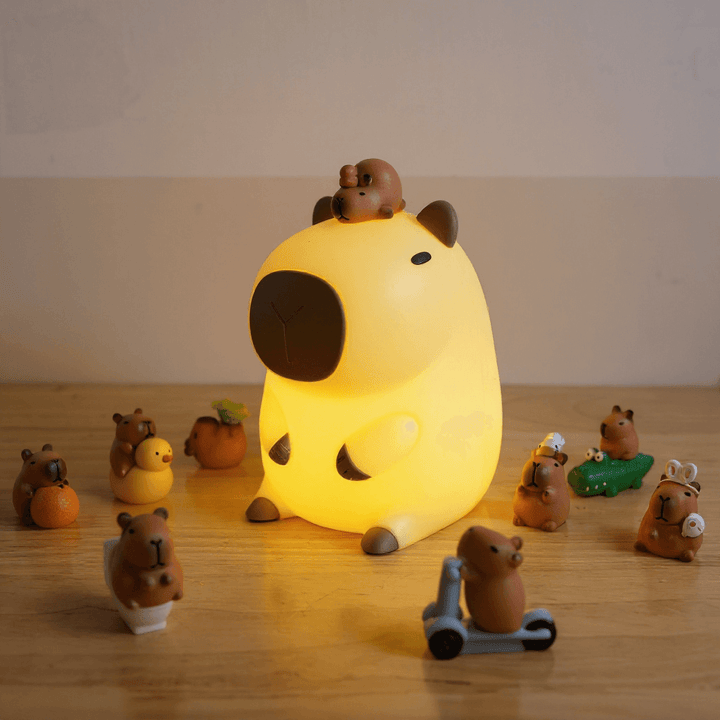 CapybaraGlow | Adjustable Silicone Night Light for Relaxing Ambience 2
