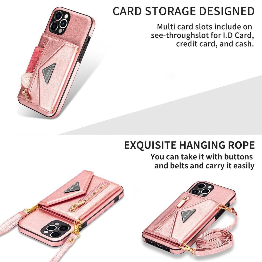 CardinalStone | Stylish Durable iPhone 13 Case With Card Holder Wallet 3