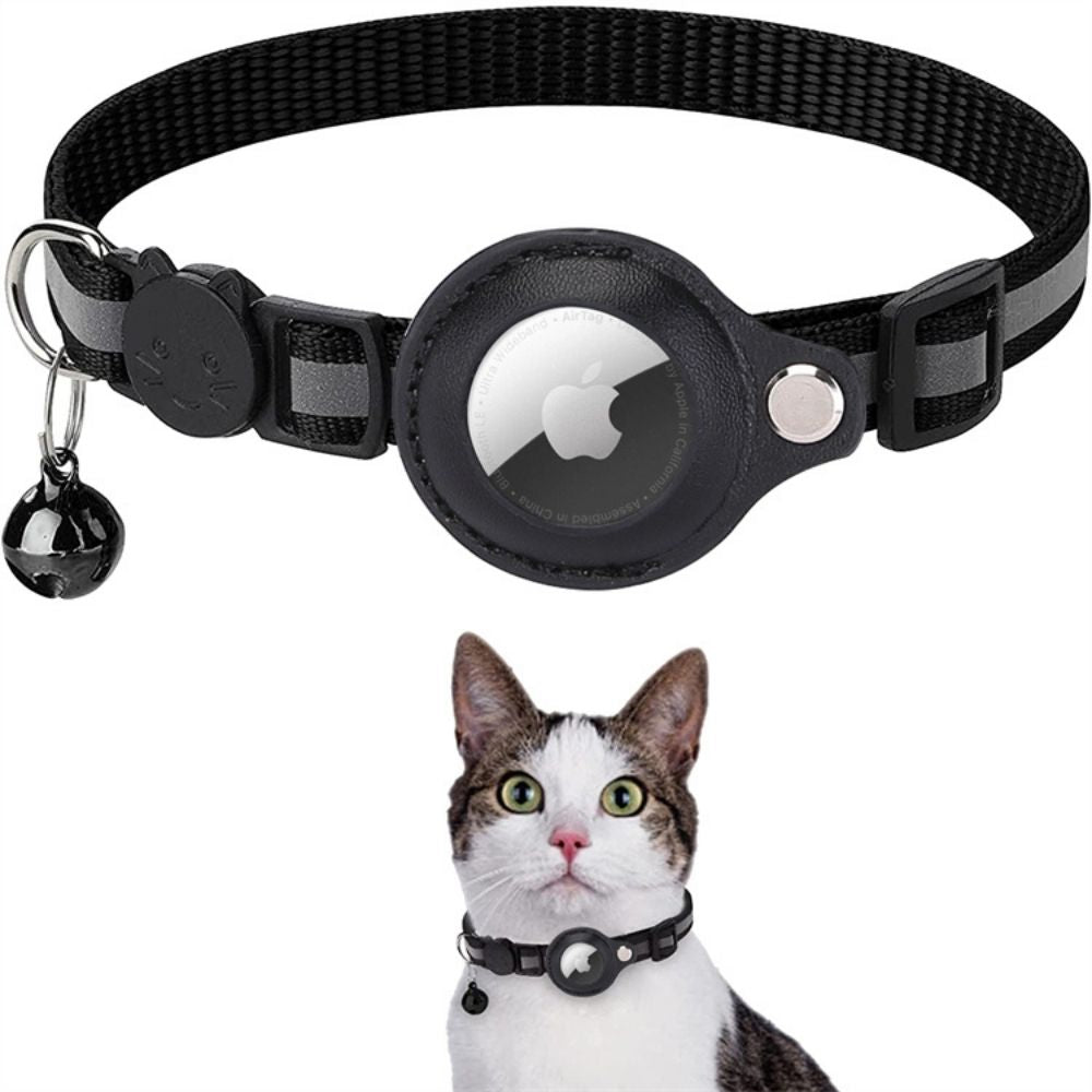 Cat GPS Tracker Collar – Reflective Design with Quick Release for Safe Night Tracking 0