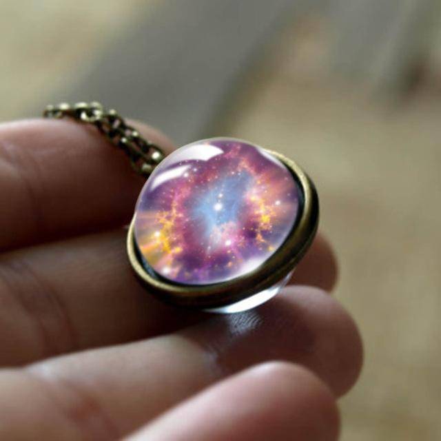 Celestia | Elegant Cosmic Universe Pendant Necklace for Cosmic Enthusiasts 8