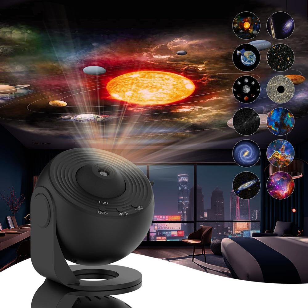 CelestialDream | Elegant HD 360° Galaxy Projector Lamp with 12 Dynamic Effects 1