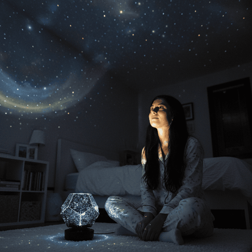 CelestialGlow | Enchanting Adjustable Galaxy Projector Lamp 5