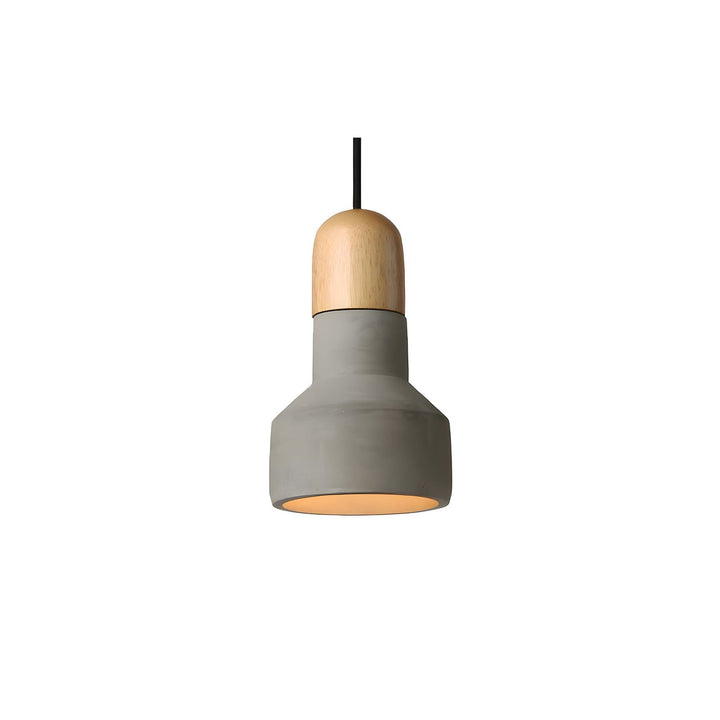 CementoWood | Rustic Minimalist Kitchen Pendant Lighting Fixture 1