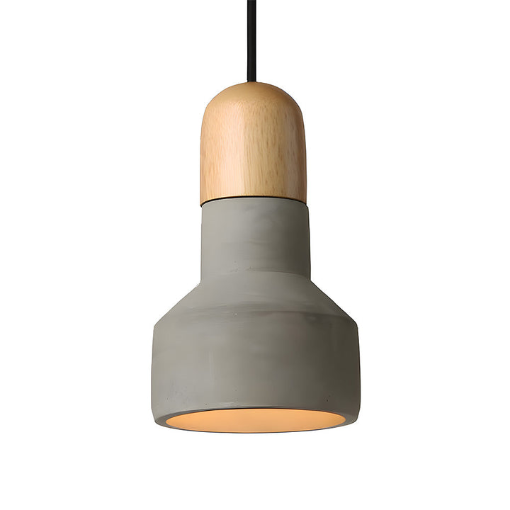 CementoWood | Rustic Minimalist Kitchen Pendant Lighting Fixture 8