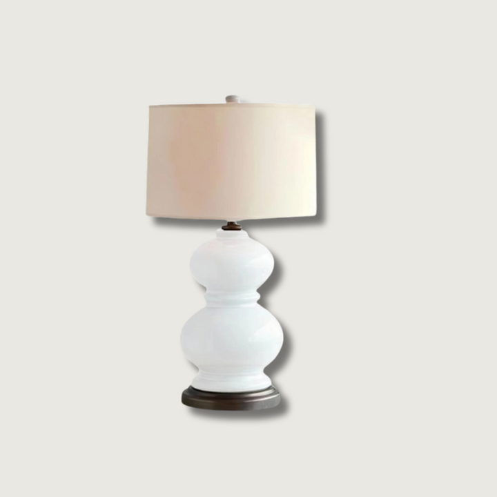 CeramicSphere - Table Lamp with Gourd-Inspired Shape and Cozy Radiance 1