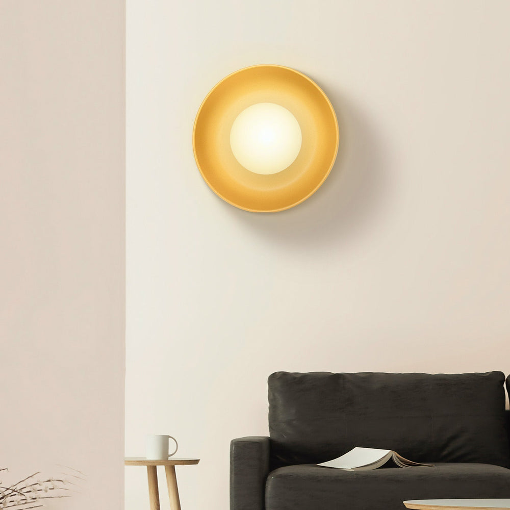 Ceramica | Stylish Warm Tone Modern Wall Sconce Lighting for Cozy Ambiance 1