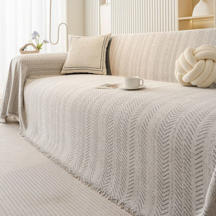 ChenilleGuard | Stylish Durable Scratch-Resistant Slipcover Sofa Protector 7