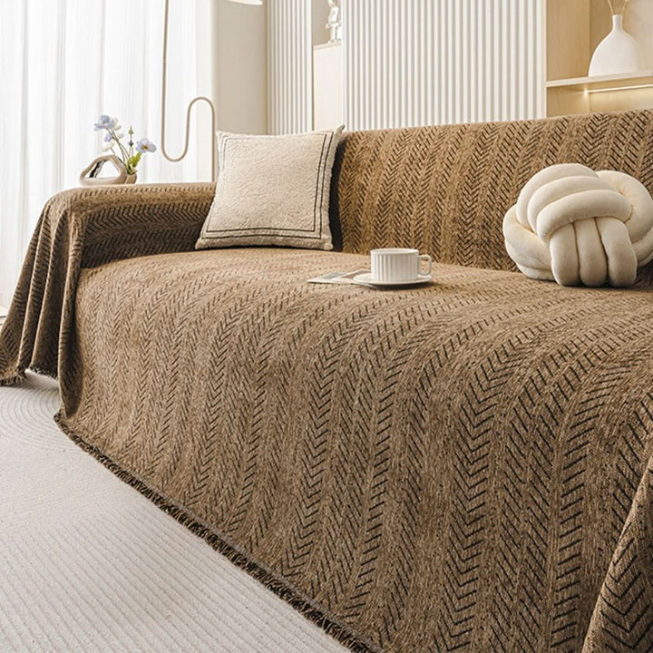 ChenilleGuard | Stylish Durable Scratch-Resistant Slipcover Sofa Protector 9