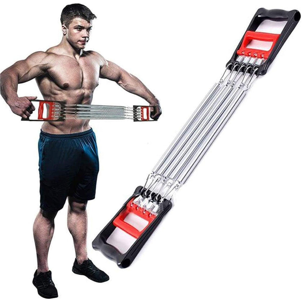 Chest Expander - 5 Spring Exercise Puller Muscle Stretcher Training Home Pull Gym 1