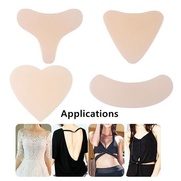 Chest Pads for Wrinkles - Beauty Skinpad Silicone Chest Patches Reusable Overnight Decollette Pad 4