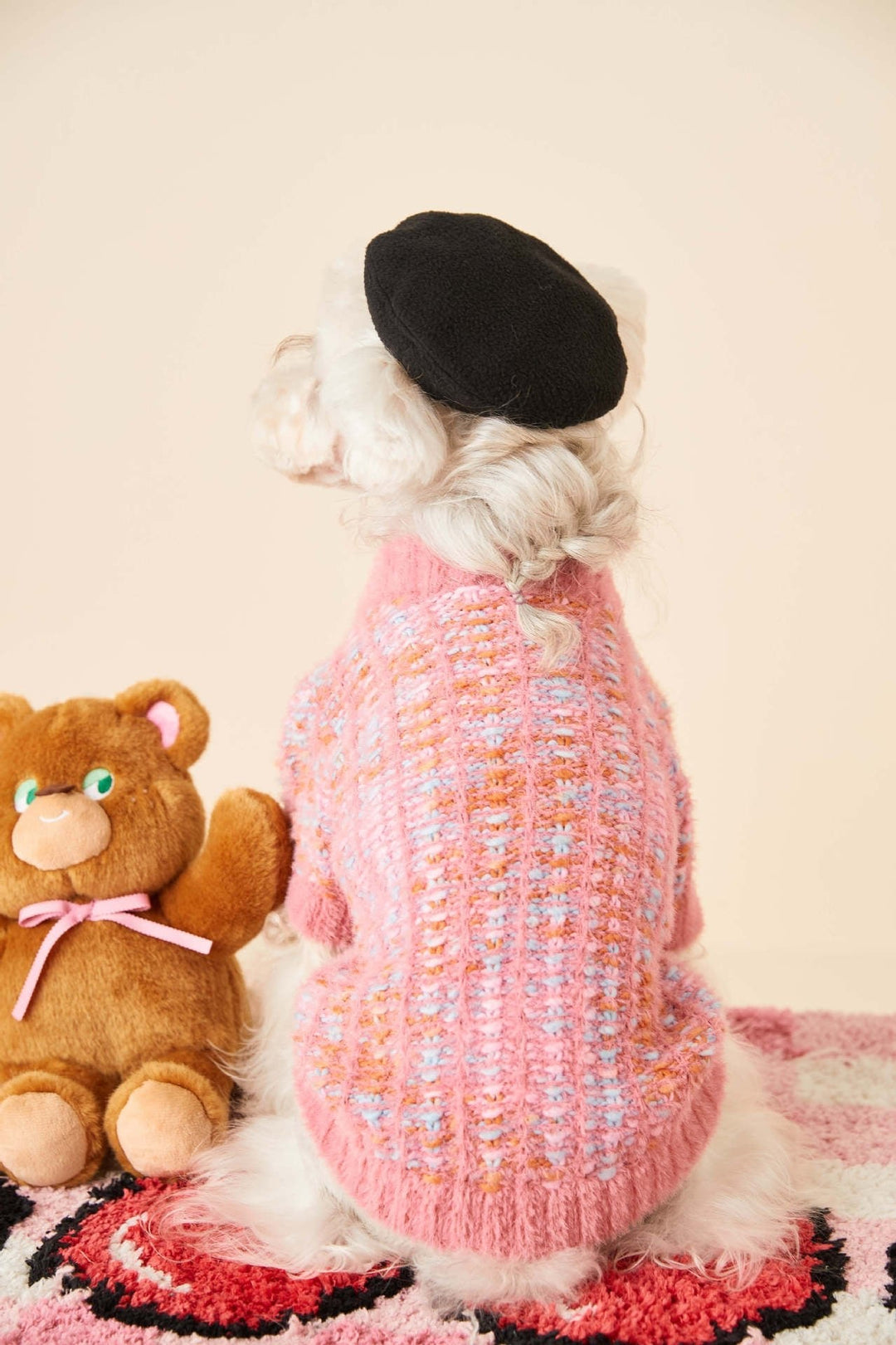 Chic Cozy Plush Fleece Sweater for Dogs – Stylish and Warm Pet Apparel 8